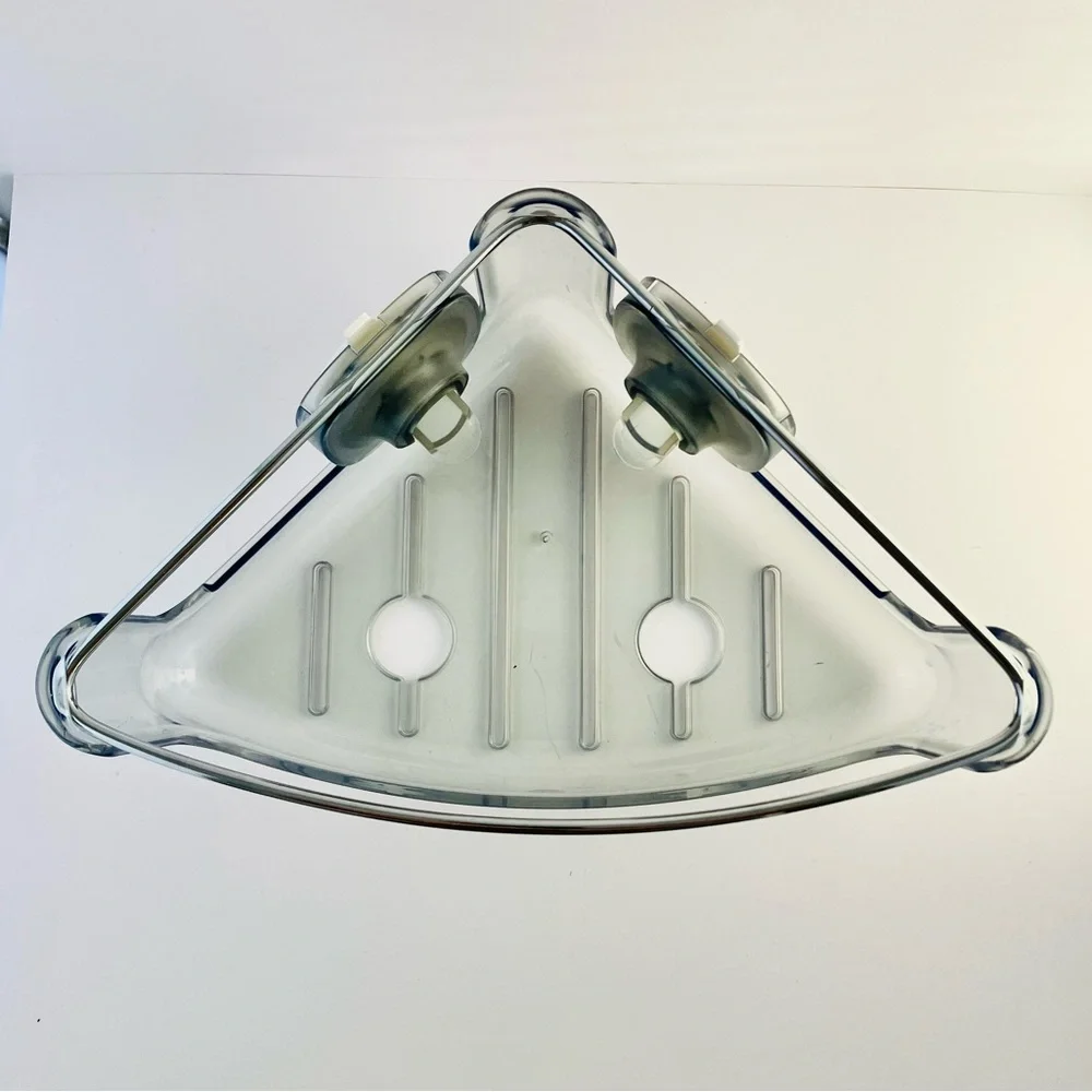 Oxo Good Grips Stronghold Suction Corner Basket Shower Organizer